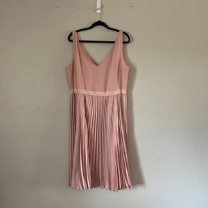 Banana Republic V-Neck Sleeveless Midi Dress | Size 16 | NWT